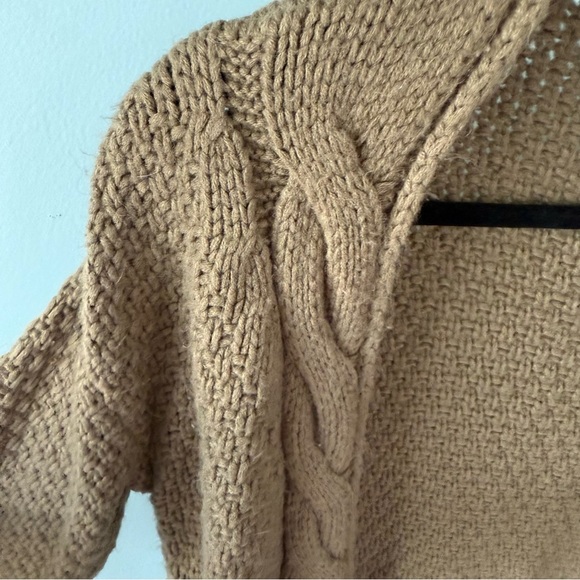 Wishlist Green Cable Knit Cardigan Sweater - Picture 4 of 6